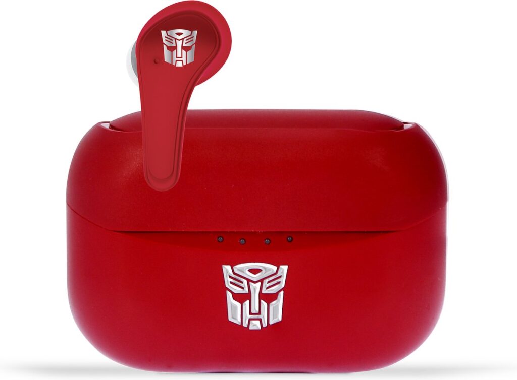 Transformers - draadloze oordopjes - met oplaadcase - touch control - extra eartips - TWS earpods bluetooth