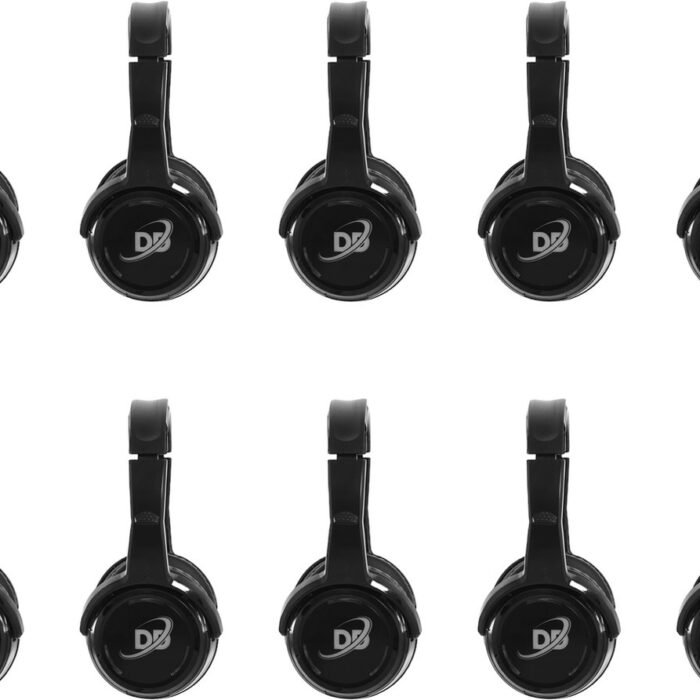 Silent Disco set 10 oplaadbare headsets en zender compleet | Origineel Dolly Digital© | BAX discount