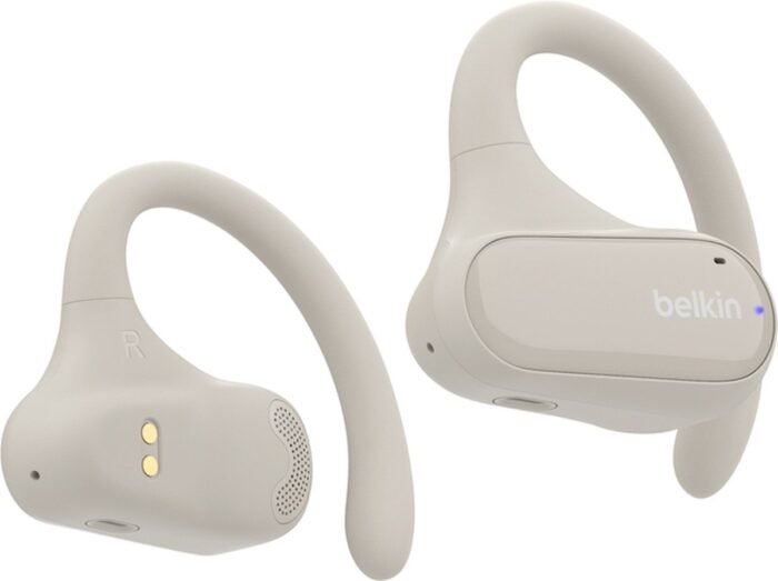 Belkin SoundForm ClearFit – Draadloze Open-Ear Sportoortjes - Zand