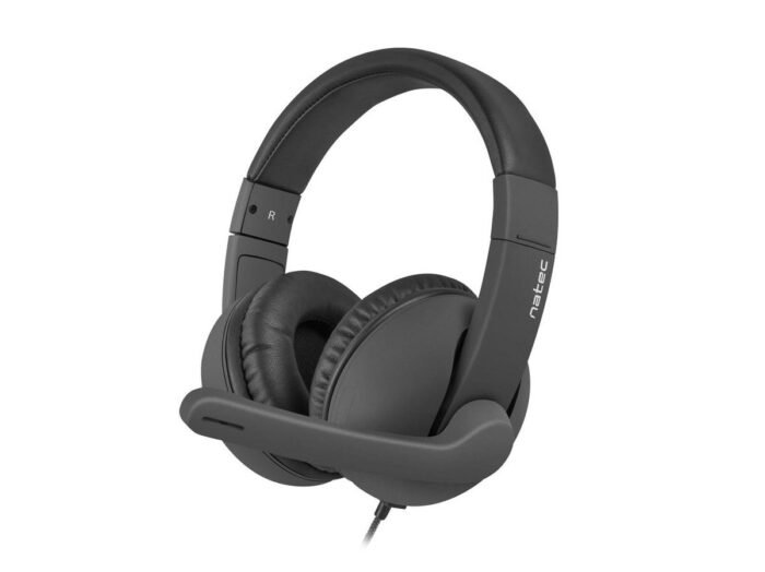 Natec-NSL-1452- Rhea- Headset – Zwart – 40mm Drivers