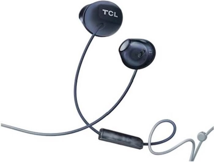 TCL Earphones with microphone - black