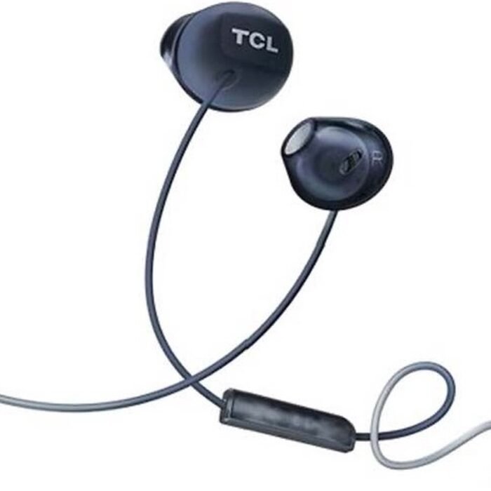 TCL Earphones with microphone - black