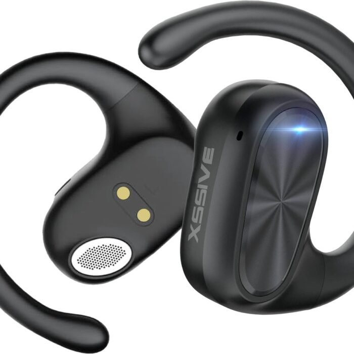 Xssive OWS1 Sport Oortjes met Oorhaak - Open Ear Koptelefoon - Bluetooth 5.3 - Draadloze Sport Oordopjes - IPX4 - 30 uur speeltijd - Open Earbuds voor Hardlopen en Fitness