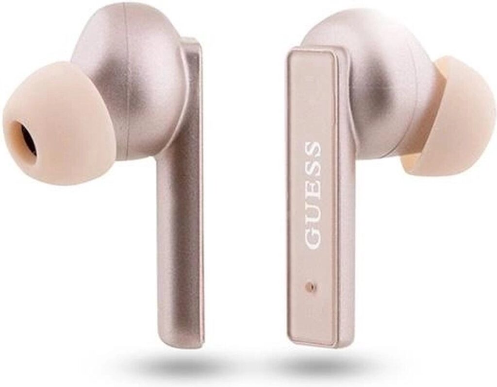 Guess earphones Bluetooth GUTWSSU20ALEGP TWS + pink gold docking station/rose gold Printed Logo