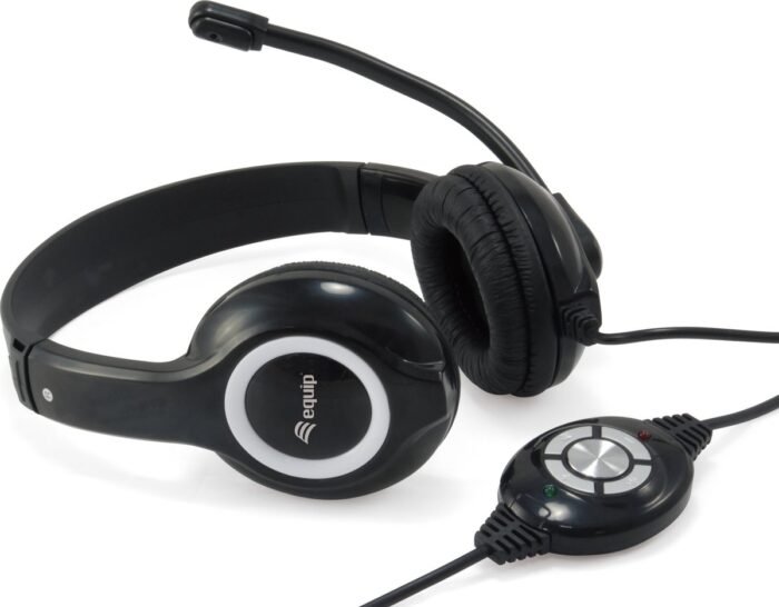 Equip USB-headset, 245301, zwart