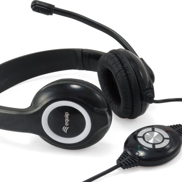 Equip USB-headset, 245301, zwart