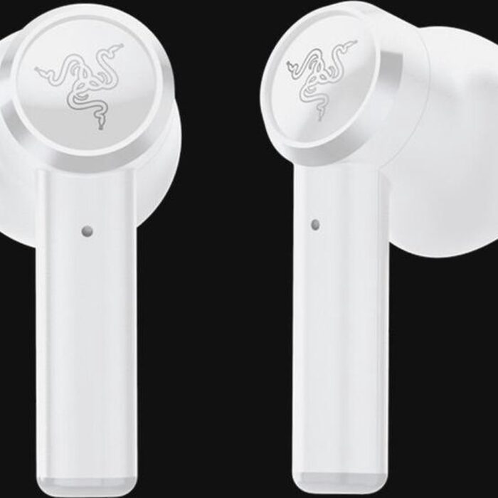 Razer Hammerhead True Wireless Mercury – Draadloze In-Ear Oordopjes – Bluetooth 5.0 – 13mm Drivers – Touchbediening – IPX4 Waterbestendig – Wit