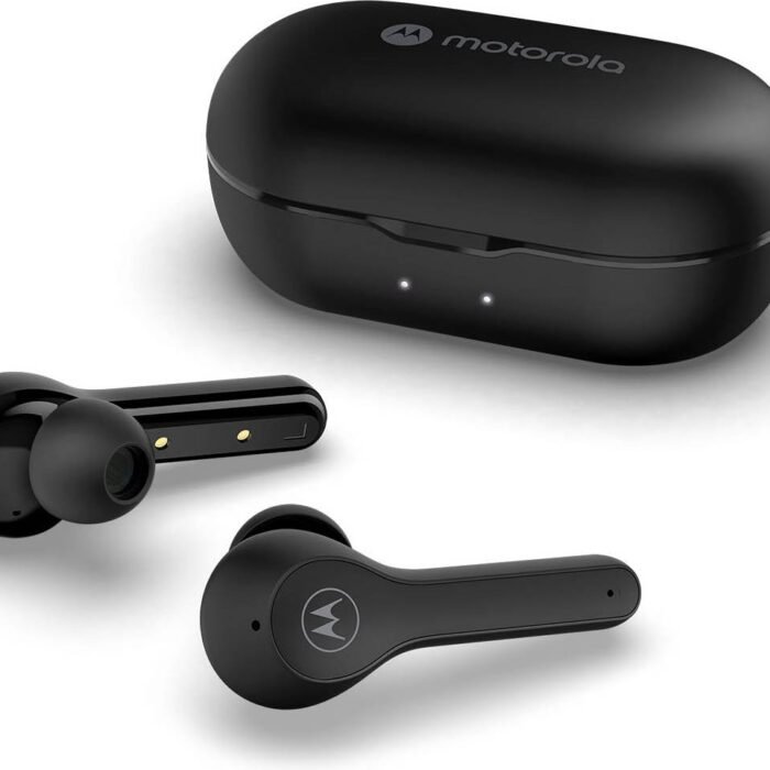 Motorola Sound MOTO BUDS 085 Draadloze Oordopjes - Bluetooth Oortjes met 15 Uur Afspeeltijd - Earbuds Water- en Zweetbestendig - Microfoon enTouch Control - Zwart