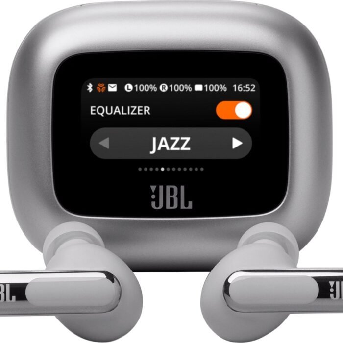 JBL Live Beam 3 - Volledig Draadloze Oordopjes - Zilver