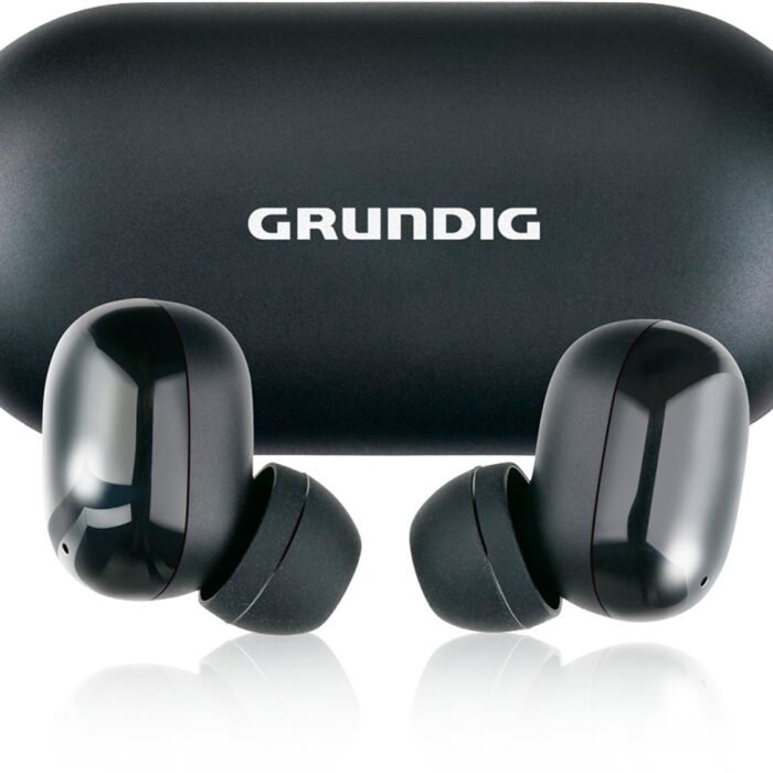 Grundig Draadloze Oordopjes - Earbuds Bluetooth 5.3 - Oortjes incl. Oplaadcassette - Batterijduur tot 20 Uur - USB-C Oplaadbaar - Touch Bediening en Handsfree Bellen