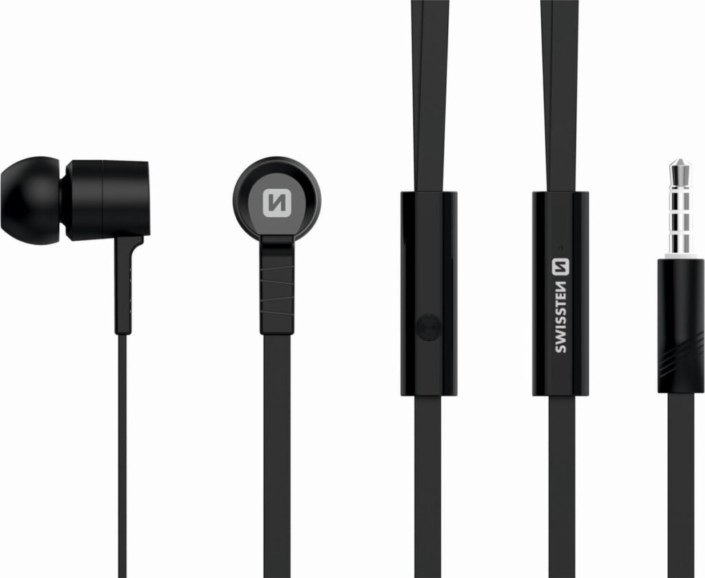 Swissten YS-D2 In-Ear Oordopjes - Zwart