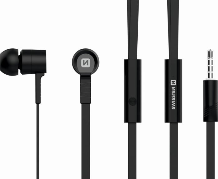 Swissten YS-D2 In-Ear Oordopjes - Zwart