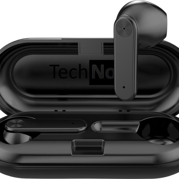 In-Ear Draadloze Oordopjes - Oortjes Draadloos met Oplaadcase - Koptelefoon Sport met Bluetooth Zwart