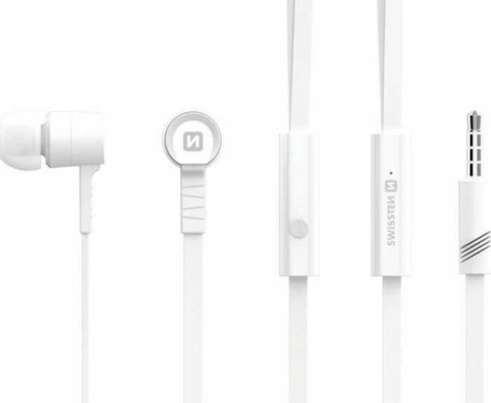 Swissten YS-D2 In-Ear Oordopjes - Wit