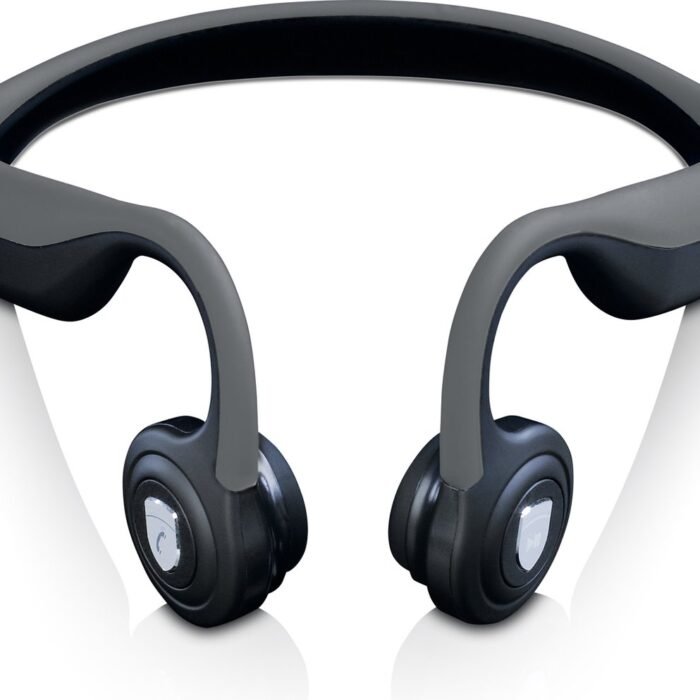 Lenco HBC-200 Bluetooth® koptelefoon met bone conduction - Grijs