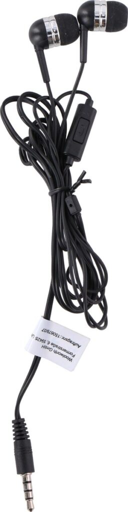 Grundig Oortjes - met Microfoon - met Draad - Handsfree - Ruisonderdrukking - Zwart