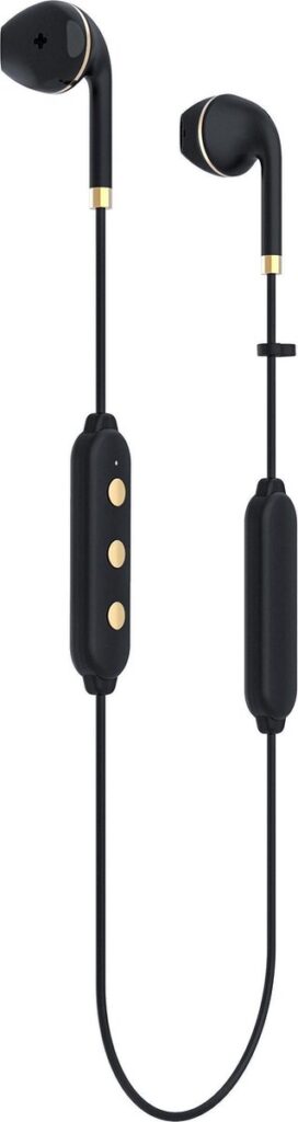 Happy Plugs Wireless II Draadloze In-Ear Bluetooth Headset Zwart/Goud