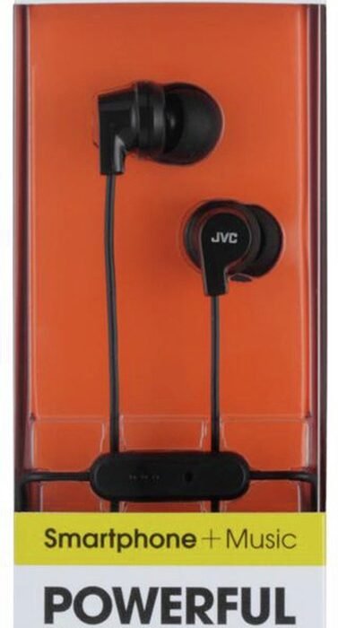 JVC HA-FR15-B-EF - In-ear hoofdtelefoon met afstandsbediening en microfoon - Zwart