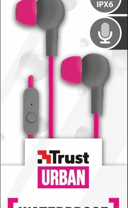 Trust Urban Aurus - In-Ear Sportoordopjes - Roze