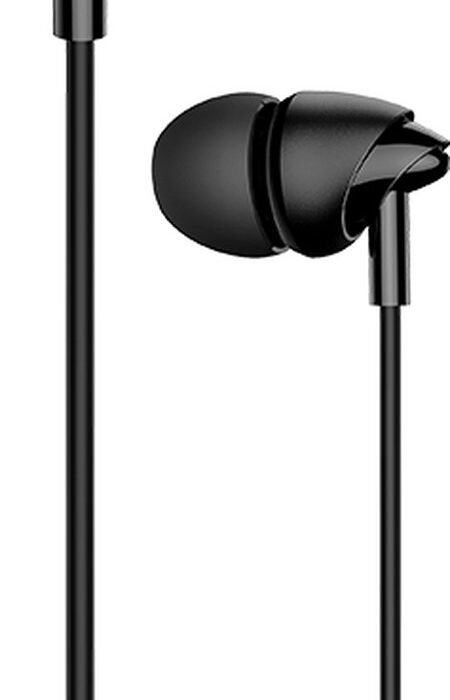 USAMS Bedrade In-Ear Oordopjes 1.2m - Zwart