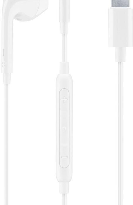 Music Sound Capsule Earphones Hoofdtelefoons Bedraad In-ear Oproepen/muziek Wit