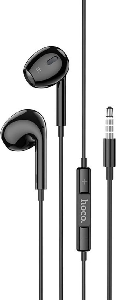 HOCO M1 Max Crystal - In Ear Oordopjes - Met draad en microfoon - 3,5mm Jack Aansluiting - Zwart