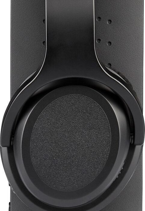 MEDION E62003 Draadloze hoofdtelefoon (draadloze hoofdtelefoon voor over het oor, bereik ca. 15 m, tot 10 uur batterijduur, digitaal geluid, hoog, oplaadstation)