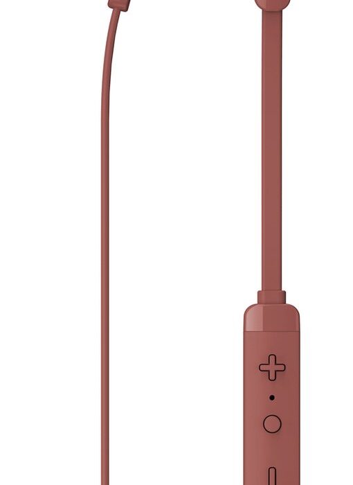 Fresh 'n Rebel - Flow Tip - In-ear headphones met afstandsbediening en microfoon - Safari Red