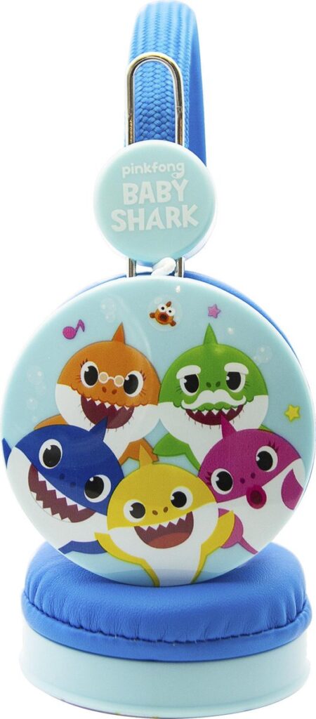 Baby Shark - kinderkoptelefoon - volumebegrenzing - verstelbaar (3-8j)