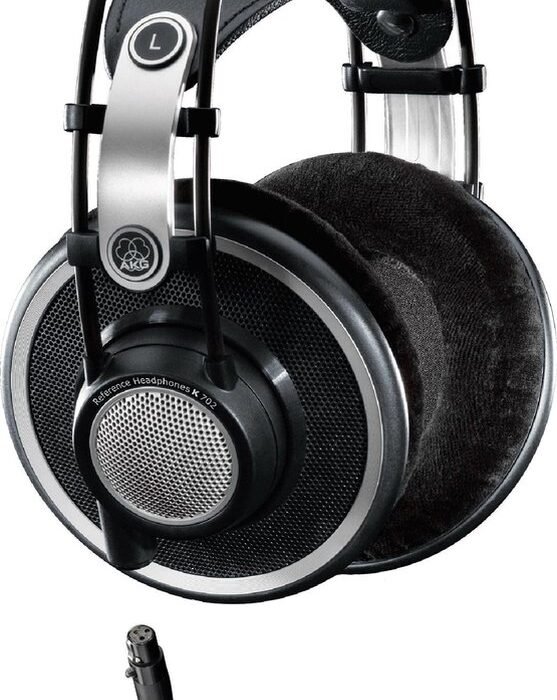 AKG K702 Zwart, Grijs Supraaural Hoofdband koptelefoon