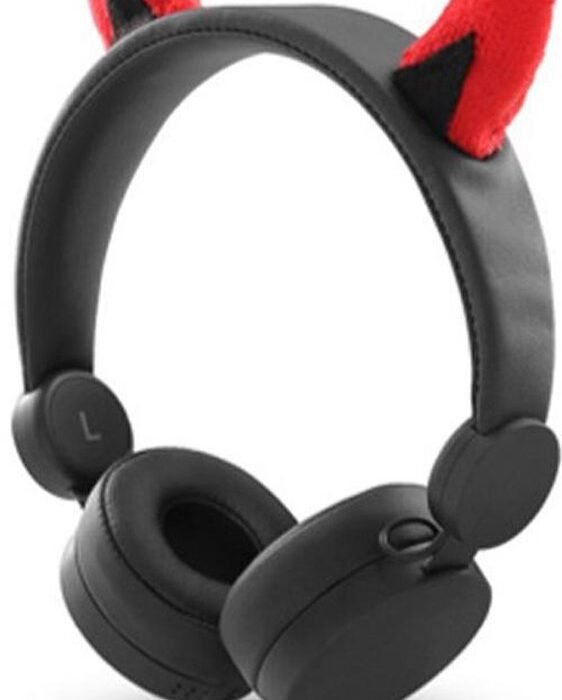 Kidywolf - Hoofdtelefoon voor kinderen - Zwart/Rood