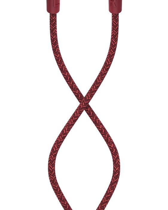 House of Marley Smile Jamaica Red oortjes met draad - oordopjes met microfoon en 1knopsbediening