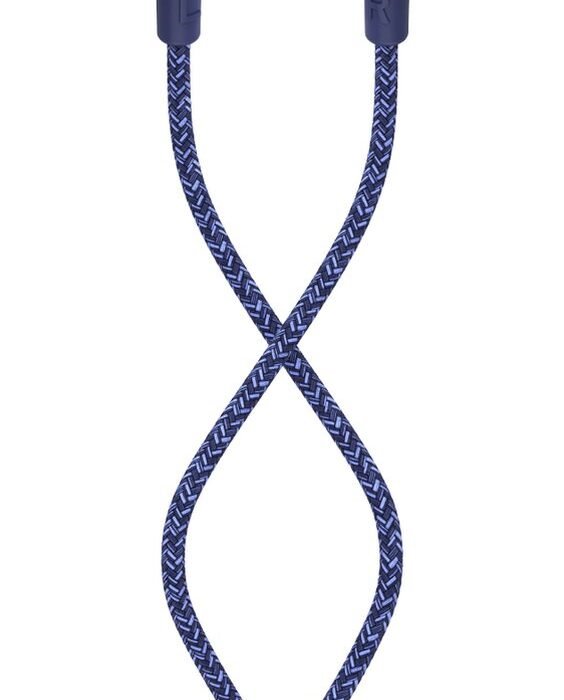 House of Marley Smile Jamaica denim oortjes met draad - oordopjes met microfoon en 1knopsbediening