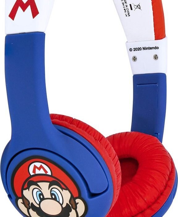 Super Mario - kinderkoptelefoon - volumebegrenzing - verstelbaar - comfortabel