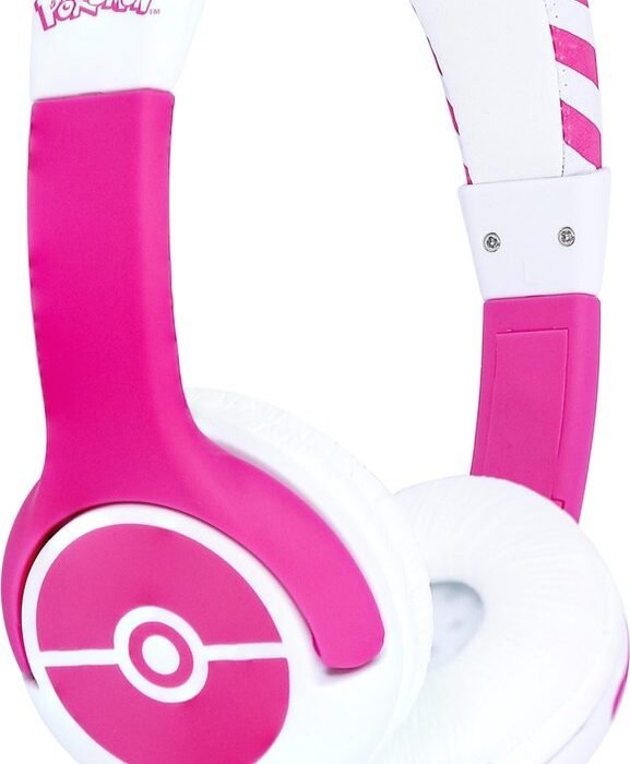 Pokémon Pink - kinder koptelefoon - volumebegrenzing - verstelbaar - comfortabel