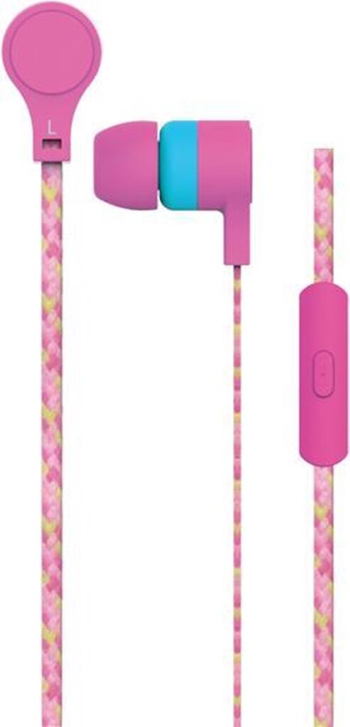Maxell Cordz Earphone met ingebouwde microfoon kleur Roze