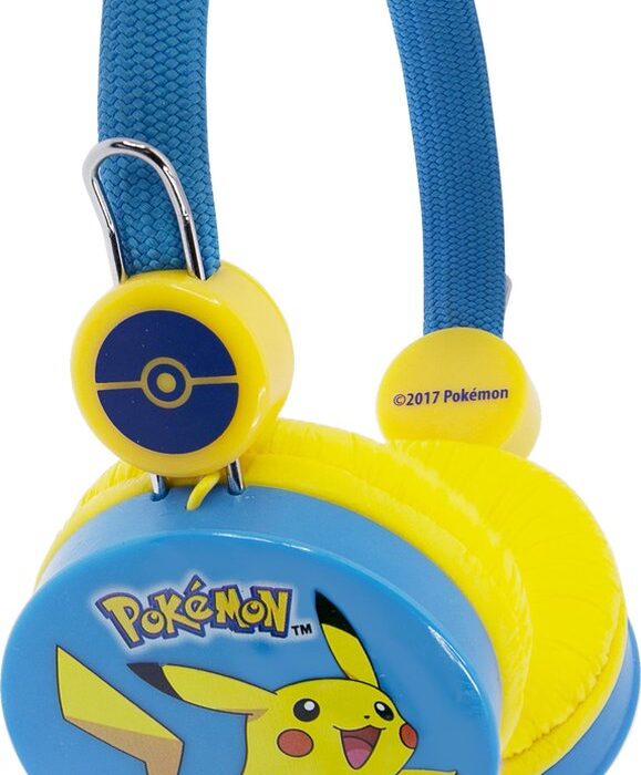 Pokémon Pikachu - kinder koptelefoon - volumebegrenzing - verstelbaar (3-8j)