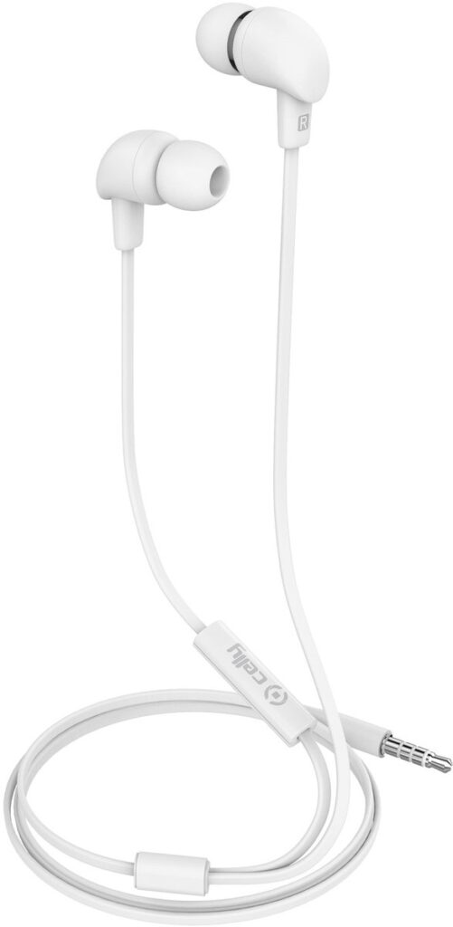 In-Ear Stereo Oordopjes UP600, Wit - Kunststof - Celly