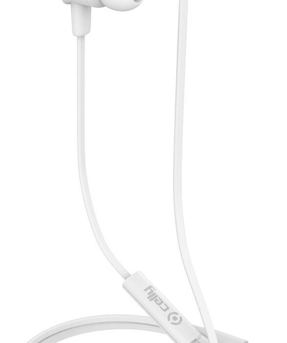In-Ear Stereo Oordopjes UP600, Wit - Kunststof - Celly