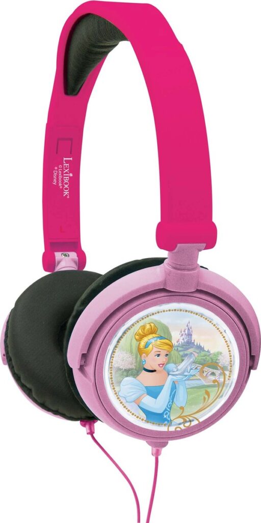 Lexibook Disney Princess - On-ear kids koptelefoon - Roze