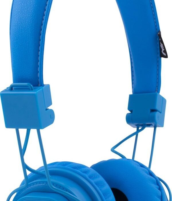 Point of View - Multifunctionele Bluetooth draadloze koptelefoon met ingebouwde Micro SD kaartlezer (blauw)