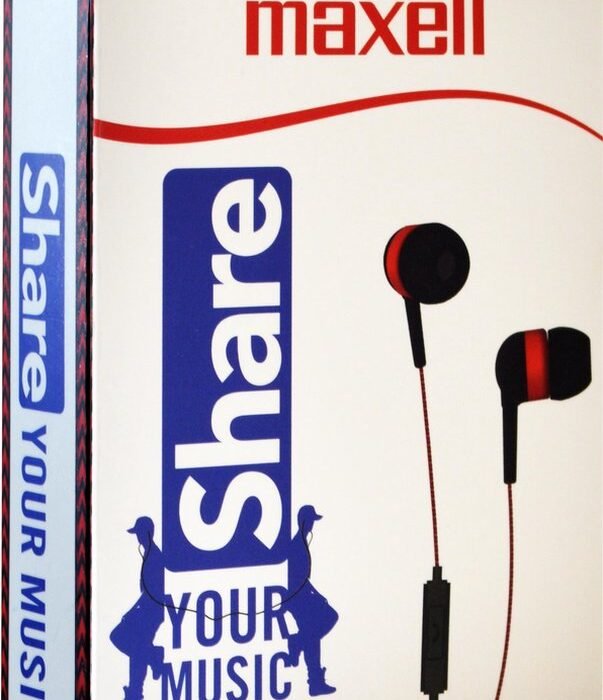 Maxell EB-Share In-Ear kleur Rood-Zwart