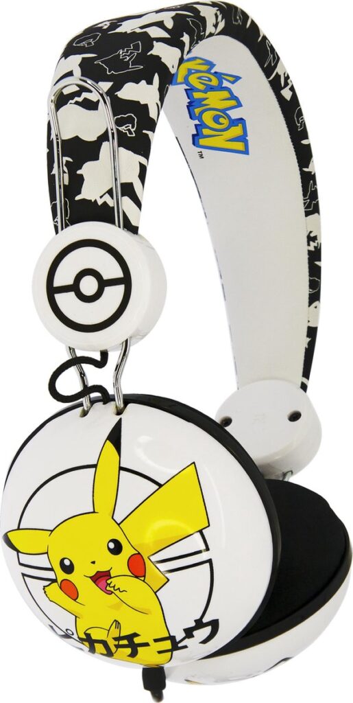 Pokémon - Pikachu - kinderkoptelefoon - verstelbaar - comfortabel - lange kabel