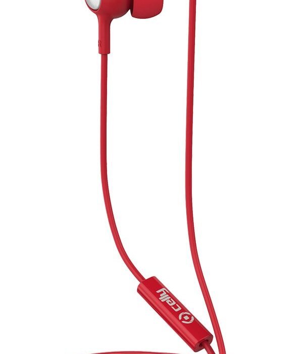 In-Ear Stereo Oordopjes UP500, Rood - Kunststof - Celly