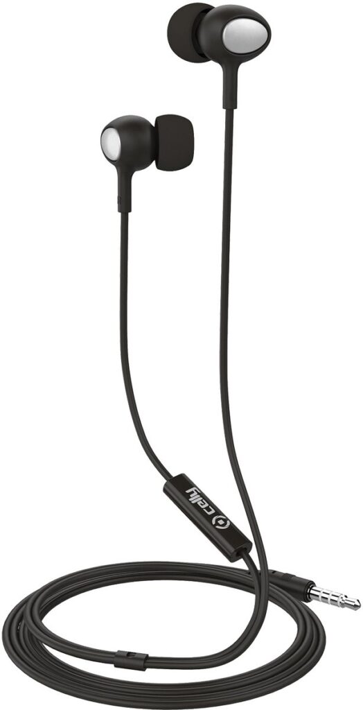 In-Ear Stereo Oordopjes UP500, Zwart - Kunststof - Celly