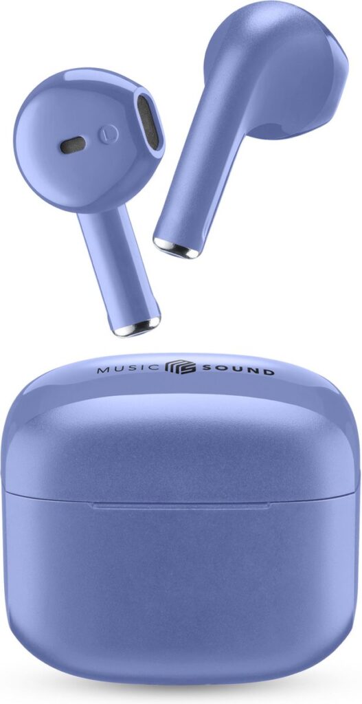 Music Sound Swag Headset Draadloos In-ear Oproepen/muziek Bluetooth Blauw