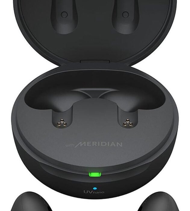 LG TONE Free DFP8 - Active Noise Cancelling - Volledig draadloze oordopjes - UVNano- Zwart