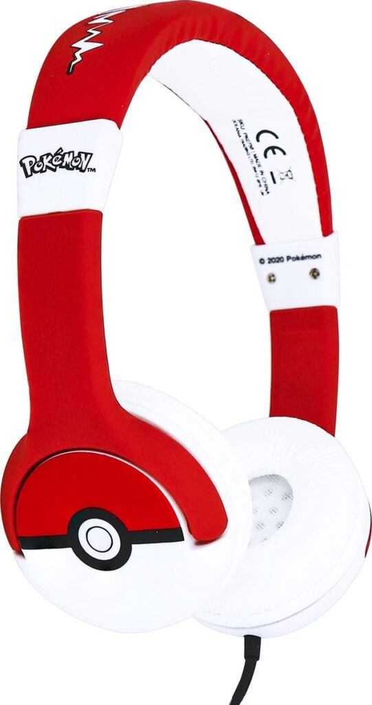 Pokémon - Icon - kinderkoptelefoon - volumebegrenzing - verstelbaar - comfortabel