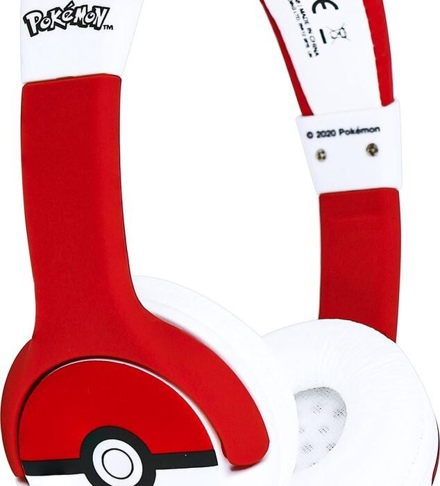 Pokémon - Icon - kinderkoptelefoon - volumebegrenzing - verstelbaar - comfortabel