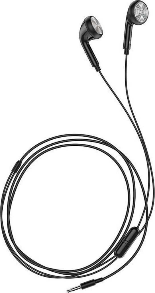Universele Oordopjes met microfoon - 3,5mm jack - Zwart
